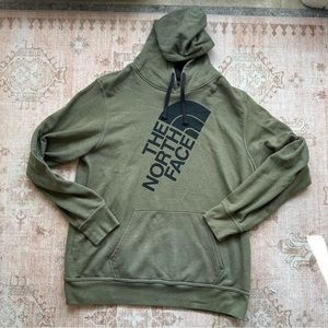 MEN’S NORTH FACE GREEN HOODIE SIZE XL